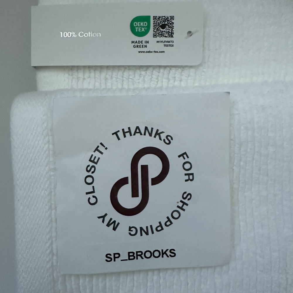 🎁2PC Hotel Balfour Bath Sheet Set - 64” x 36” - White - Picture 7 of 7
